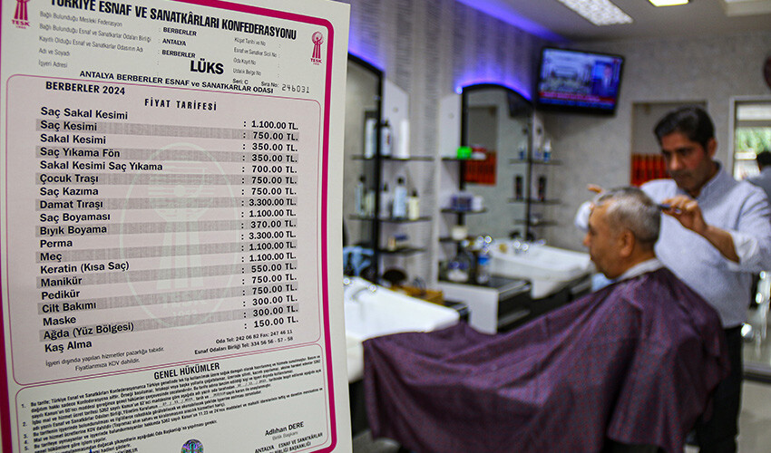 Berberdeki fiyatı gören saç sakal uzatmaya karar veriyor