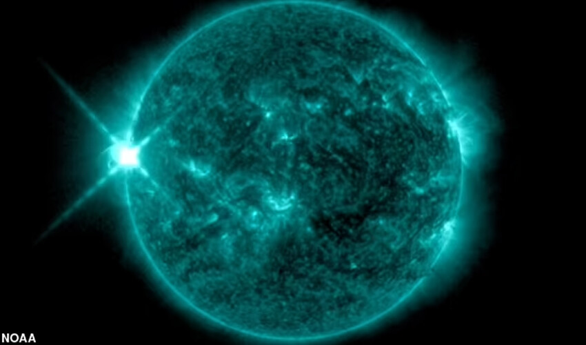 Güneş patlaması Dünya'yı vurdu, çok sayıda uydu bozuldu güneş patlaması