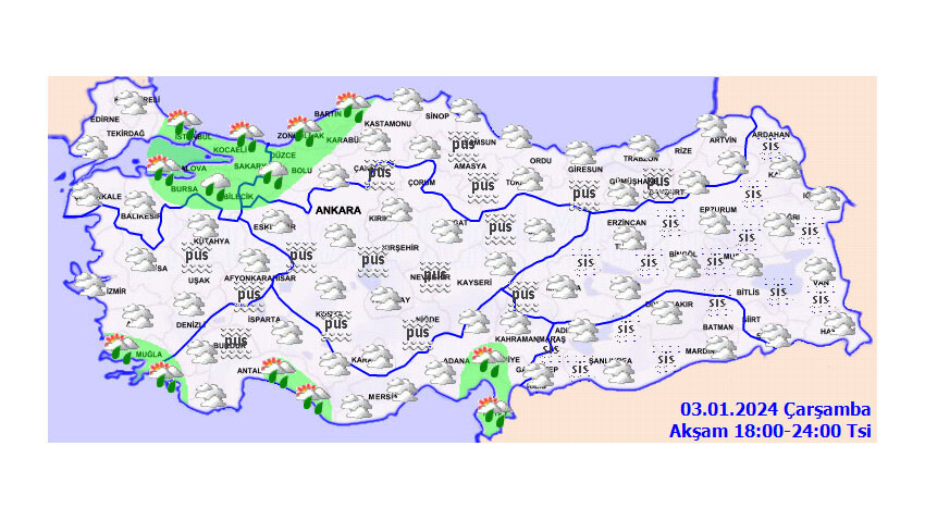 Meteoroloji'den 3 ile kuvvetli sağanak, sel, taşkın ve çığ uyarısı! İl il hava durumu tahmini (04 Ocak Perşembe)