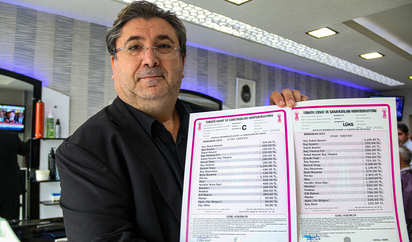 Berberdeki fiyatı gören saç sakal uzatmaya karar veriyor