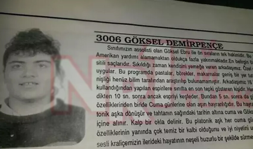Öğrencilik fotoğrafı ortaya çıkan Göksel değişimiyle ilgili konuştu