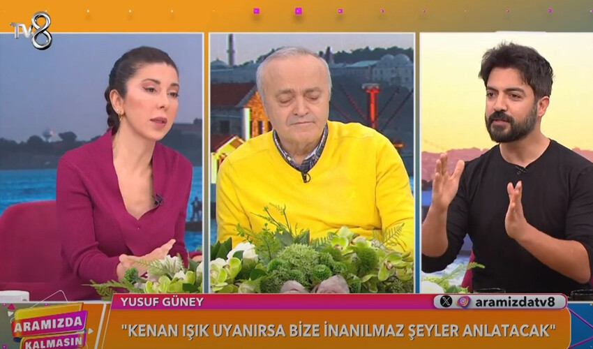 Yusuf Güney, 10 yıldır komada olan Kenan Işık’ın astral boyutta kaybolduğunu iddia etti Yusuf Güney, 10 yıldır komada olan Kenan Işık’ın astral boyutta kaybolduğunu iddia etti
