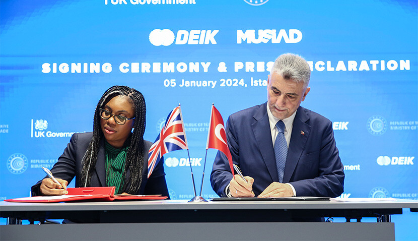 Türkiye ve İngiltere arasında ticaret dopingi! 26 maddelik anlaşma imzalandı Türkiye ve İngiltere arasında ticaret dopingi