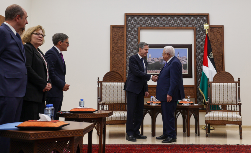 ABD Dışişleri Bakanı Blinken'a Filistin'de protesto