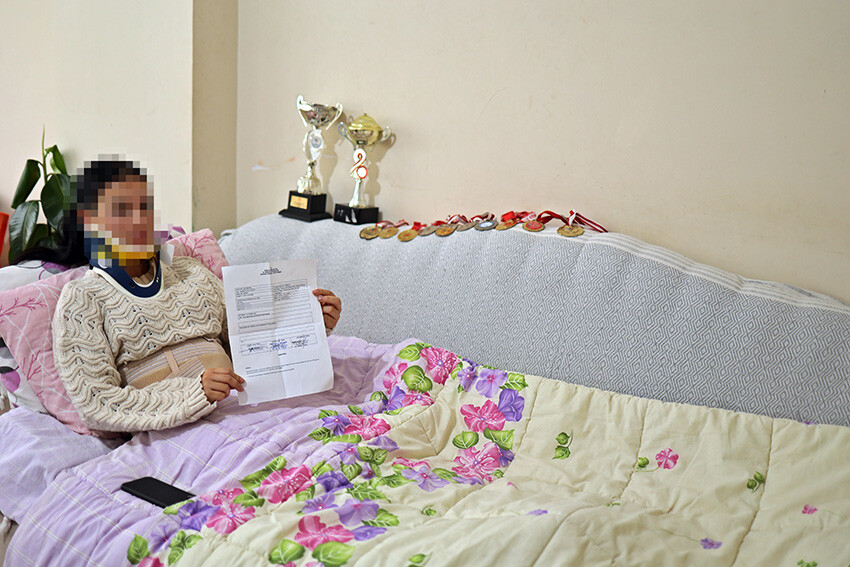 Omurga kıran TikTok şakası! Milli Takım hayali 2 dakikada bitti