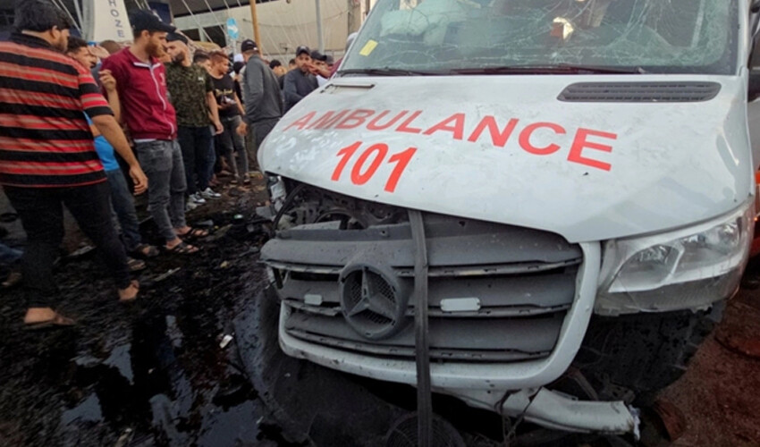 İsrail Gazze'de ambulansı hedef aldı, 4 sağlık çalışanı hayatını kaybetti