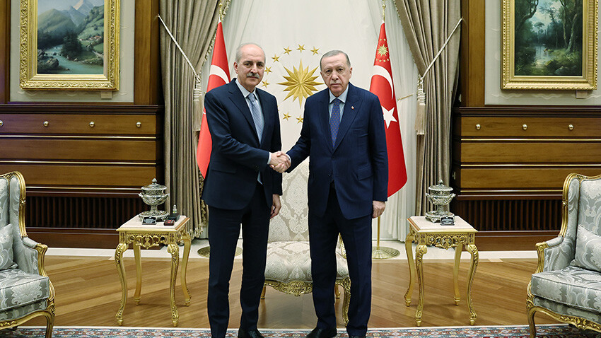 Külliye'de sürpriz zirve: Erdoğan, Bahçeli ile görüştü