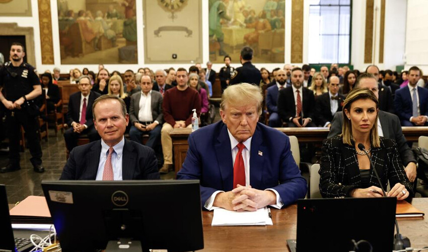 Donald Trump, sivil dolandırıcılık davası kapsamında hakim karşısına çıktı