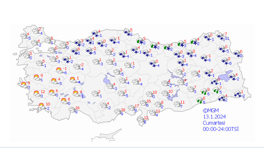 Beyaz örtü yurdu saracak, saat verildi! AKOM, Valilik, Meteoroloji peş peşe uyardı