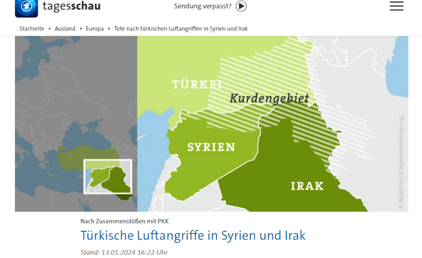 ABD'den Çin'e, hava harekatımız tüm dünya gündeminde! Alman gazetesinden skandal harita