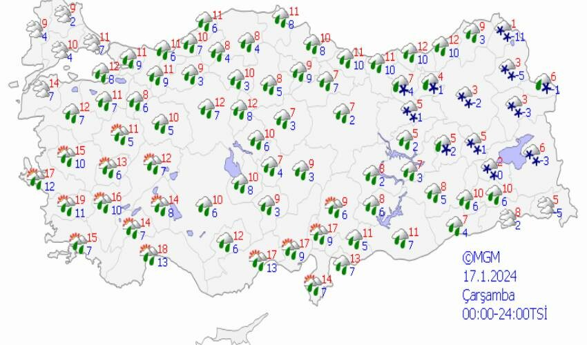 Meteoroloji'den turuncu kodlu uyarı! Yoğun kar yağışı başlıyor… Akşam saatlerine dikkat