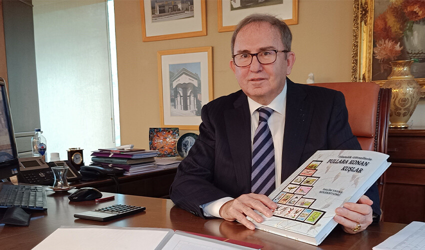 Kuş merakı dev pul koleksiyonuna dönüştü