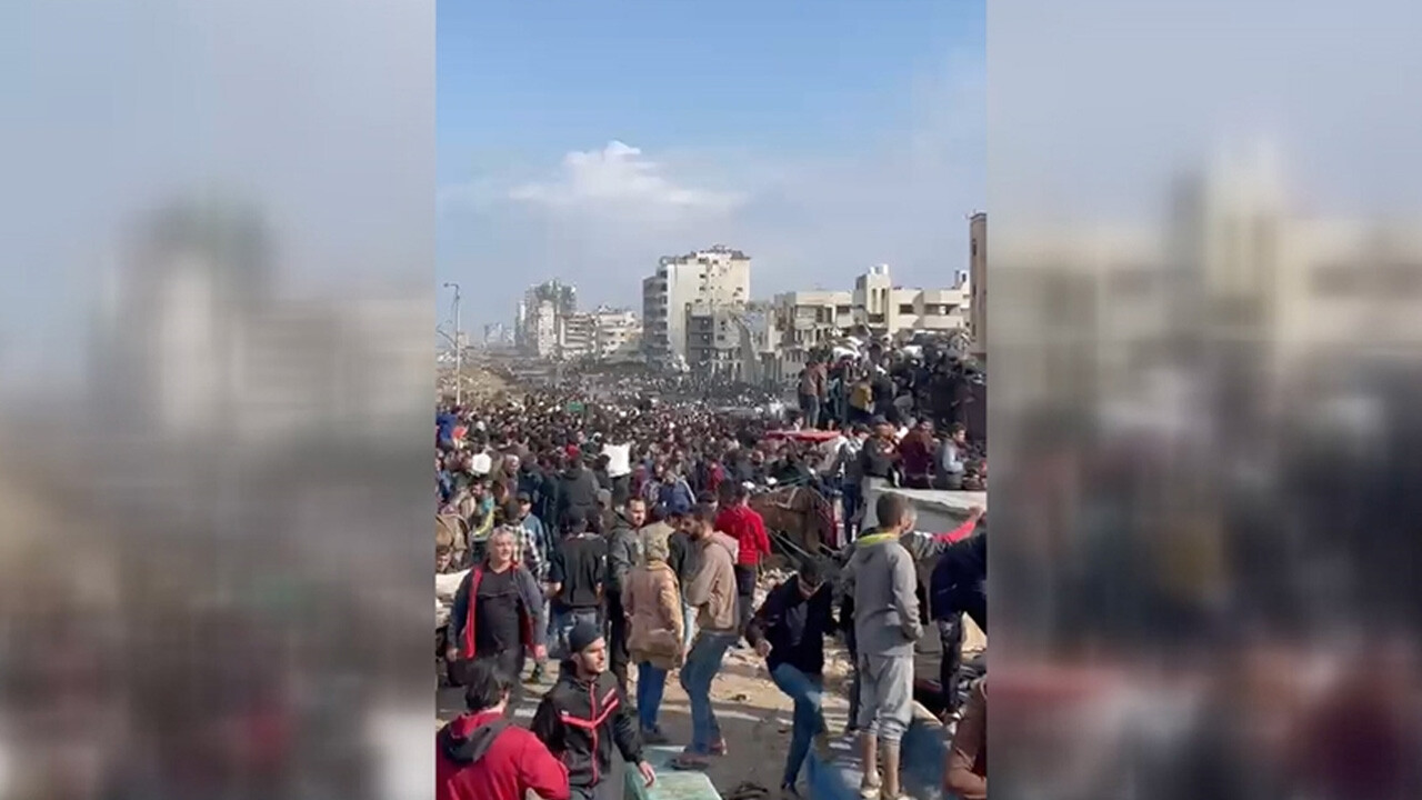 İsrail'den insanlık dışı eylem! Gıda yardımı için toplanan binlerce Filistinlinin üzerine ateş açtılar