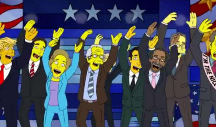 The Simpsons’lar bunu da tahmin etti! Seçimlerden galip çıkacak ismi açıkladılar