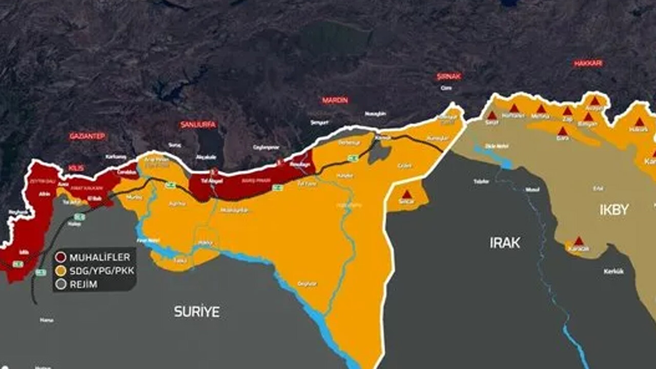 ABD ve Rusyanın devriye attığı Haseke'de, petrol tesislerine bomba yağdı