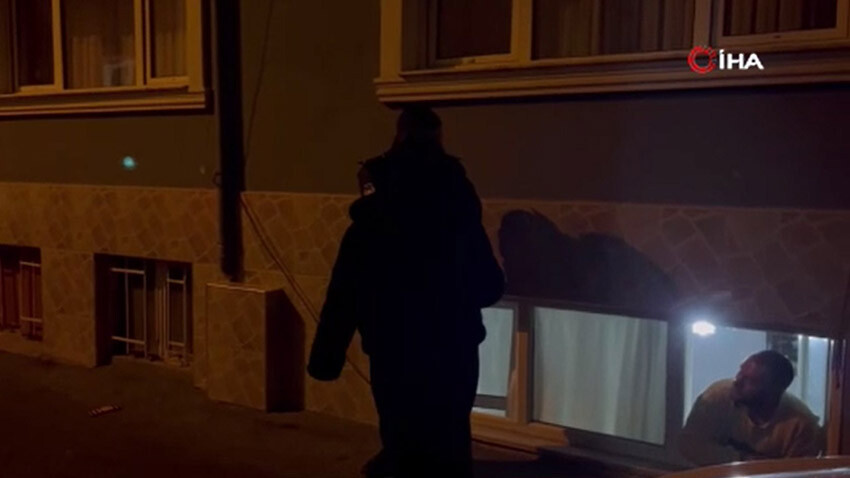 Erkek arkadaşı ile kavga eden kadın mahalleyi ayağa kaldırdı!