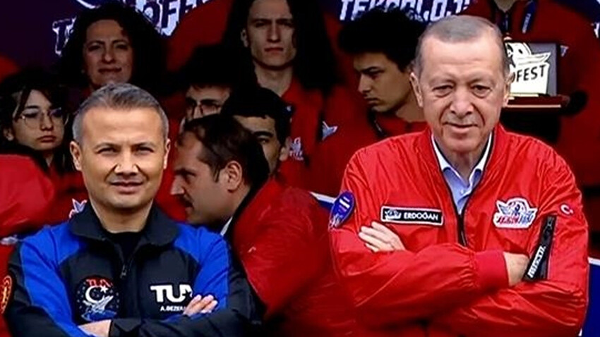 Cumhurbaşkanı Erdoğan, ilk Türk astronot Gezeravcı ile görüştü! 'Yeni bir başlangıç olacak'