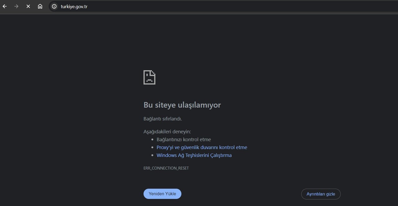 E Devlet çöktü mü, neden açılmıyor? (ÇÖZÜMÜ) E Devlet sorun mu var, niye açılmıyor, ne zaman açılacak?