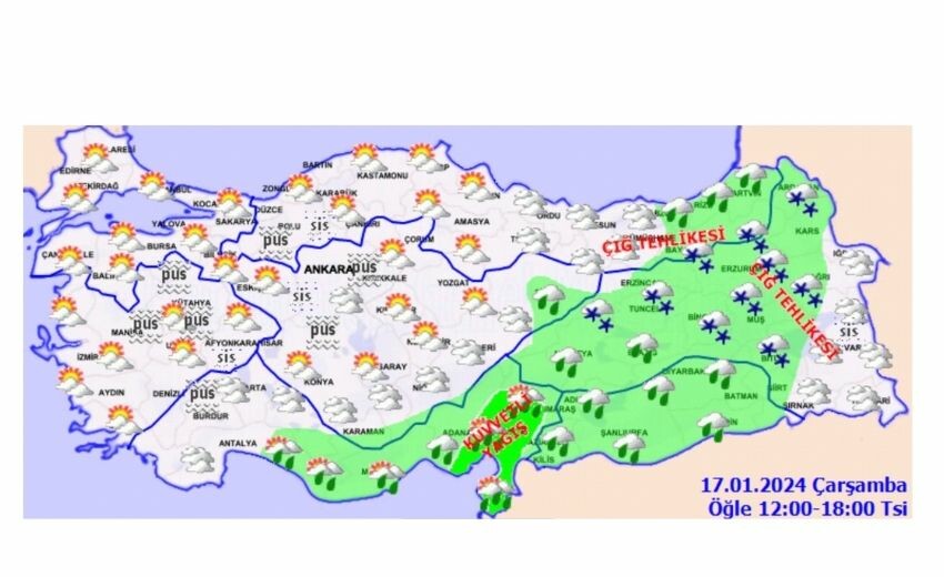 Bugün yağmur var mı? 17 Ocak İstanbul'da yağmur yağacak mı? Hava durumu!