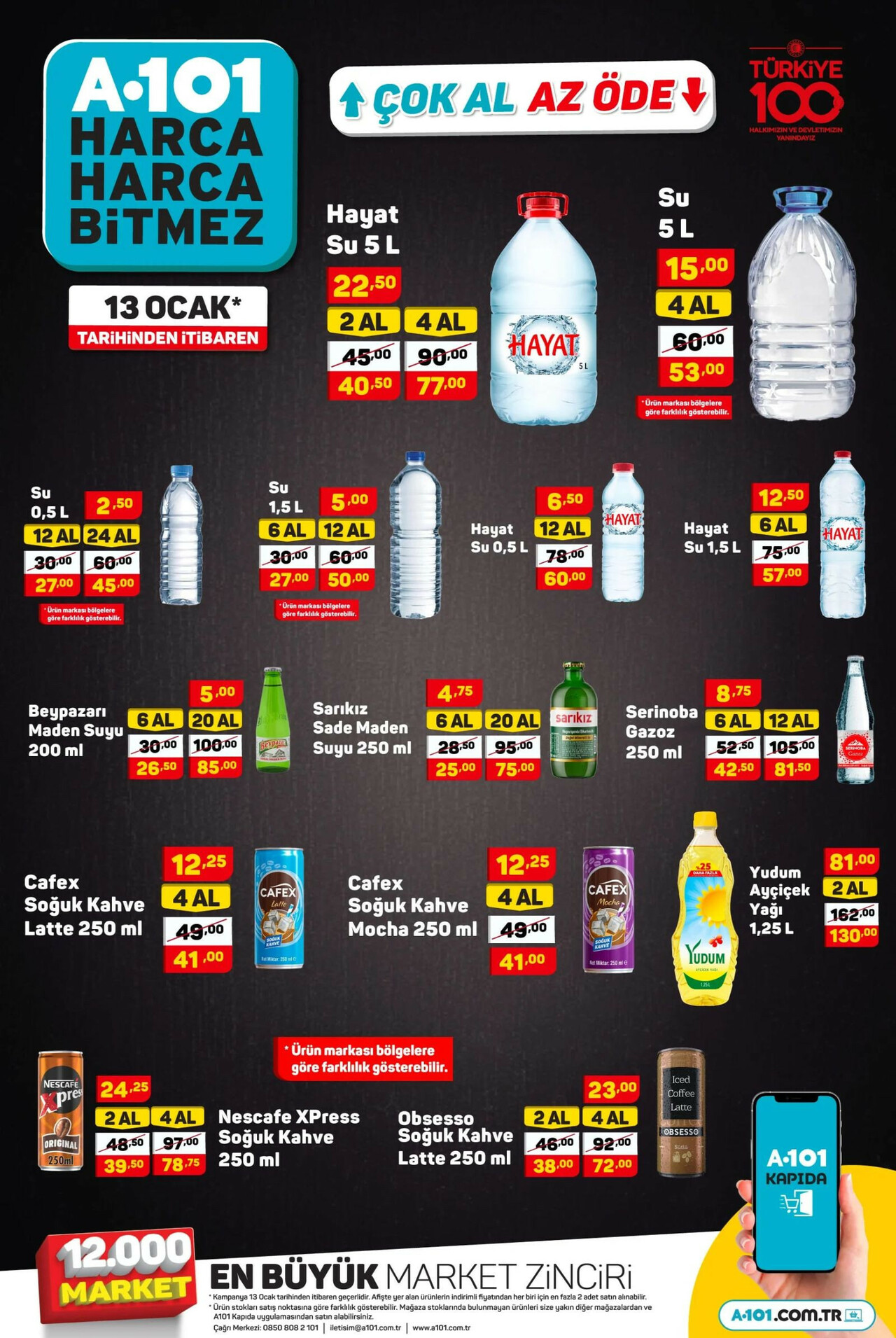 A101’de hafta sonu fiyatlar yüzde 50 düşecek! Tavuk, yumurta, patates, sıvı yağ…  İşte 20 Ocak A101 Cumartesi indirimli fiyat listesi