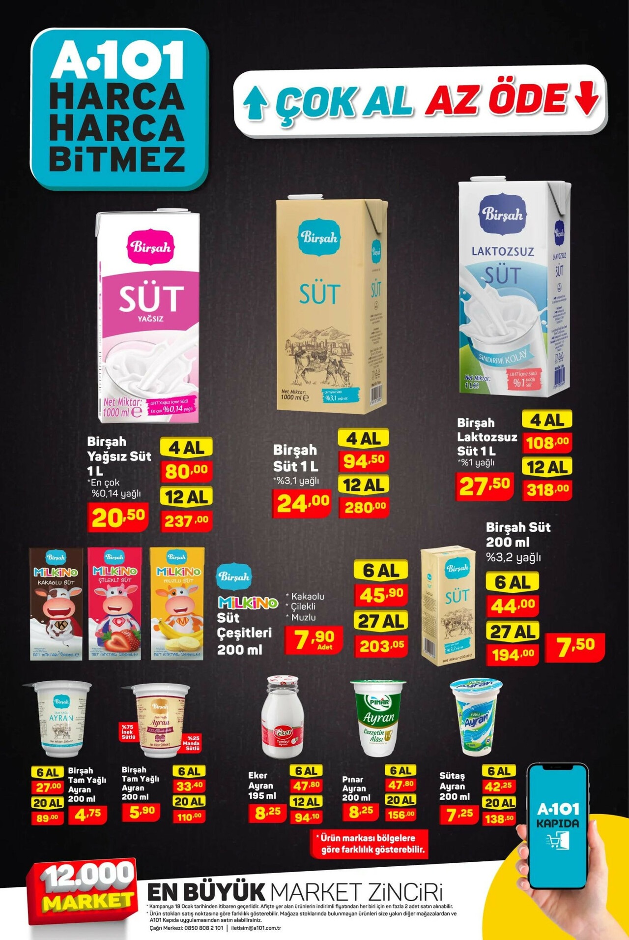 A101’de hafta sonu fiyatlar yüzde 50 düşecek! Tavuk, yumurta, patates, sıvı yağ…  İşte 20 Ocak A101 Cumartesi indirimli fiyat listesi