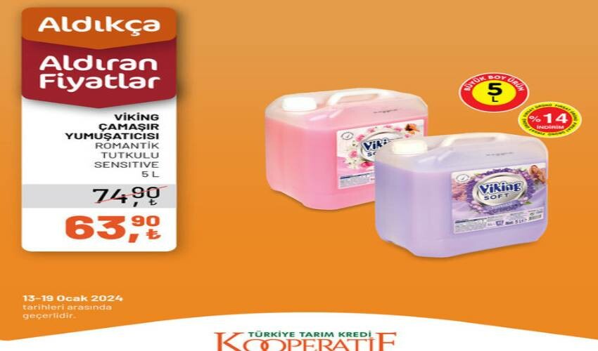 Tarım Kredi Kooperatif Marketlerinde hafta sonu müjdesi! Vatandaşlar aldıkları her şeyin yarısını ödeyecek! İşte 19 Ocak 2024 indirimli ürünler kataloğu