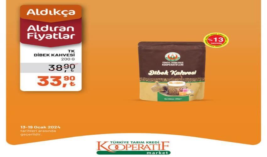Tarım Kredi Kooperatif Marketlerinde hafta sonu müjdesi! Vatandaşlar aldıkları her şeyin yarısını ödeyecek! İşte 19 Ocak 2024 indirimli ürünler kataloğu