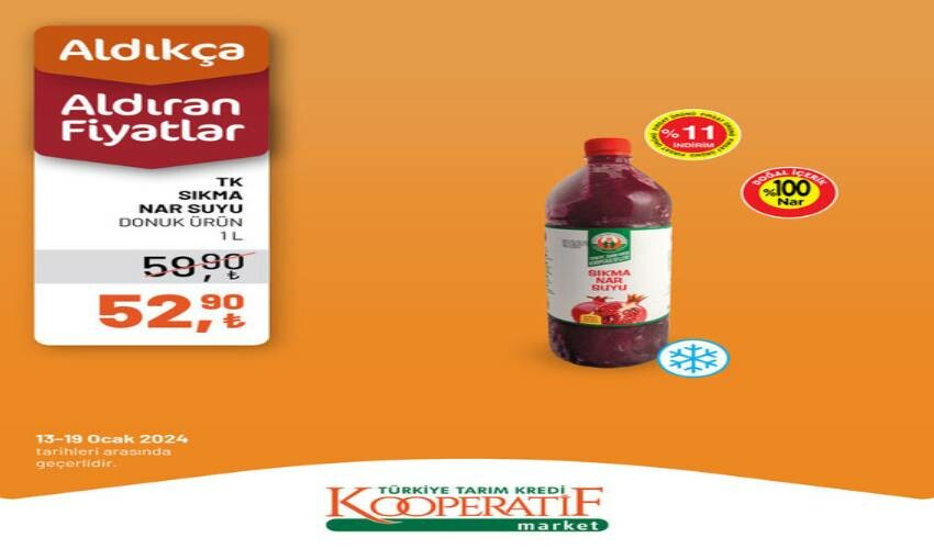 Tarım Kredi Kooperatif Marketlerinde hafta sonu müjdesi! Vatandaşlar aldıkları her şeyin yarısını ödeyecek! İşte 19 Ocak 2024 indirimli ürünler kataloğu