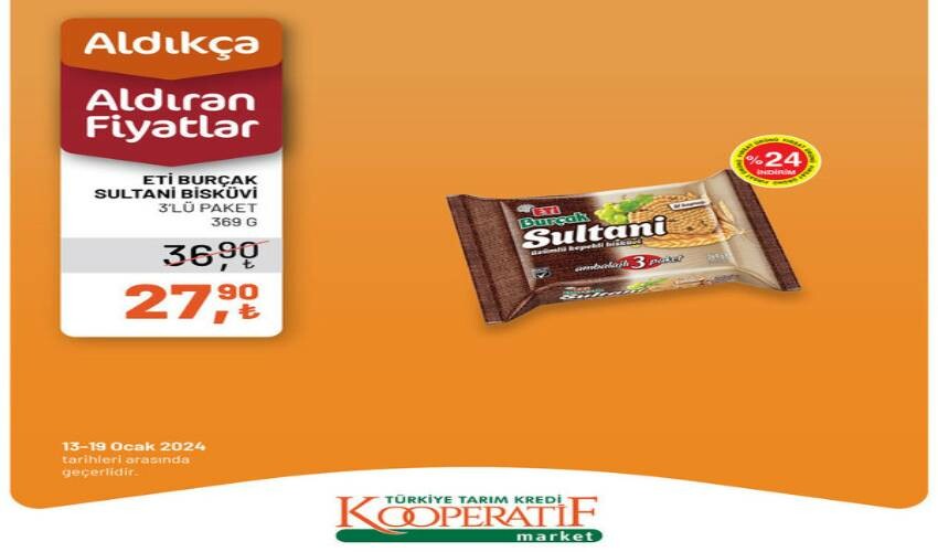 Tarım Kredi Kooperatif Marketlerinde hafta sonu müjdesi! Vatandaşlar aldıkları her şeyin yarısını ödeyecek! İşte 19 Ocak 2024 indirimli ürünler kataloğu