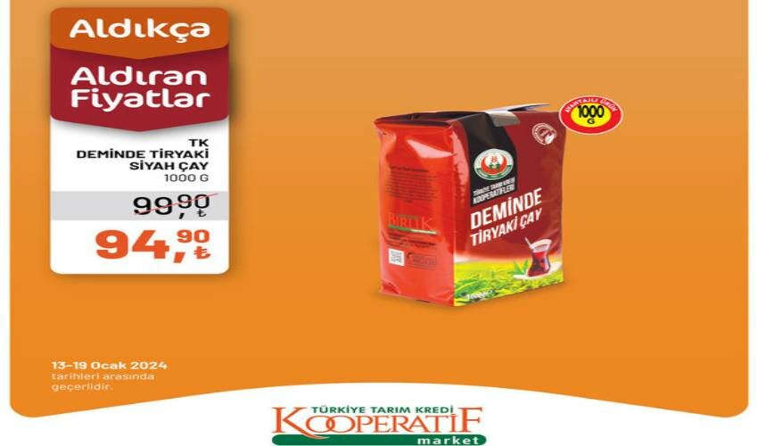 Tarım Kredi Kooperatif Marketlerinde hafta sonu müjdesi! Vatandaşlar aldıkları her şeyin yarısını ödeyecek! İşte 19 Ocak 2024 indirimli ürünler kataloğu