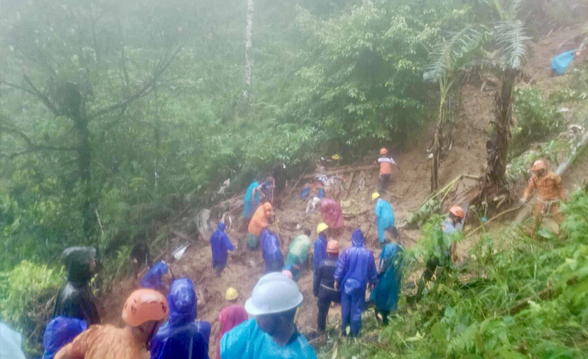 Filipinler'de toprak kayması faciası: Çok sayıda ölü var