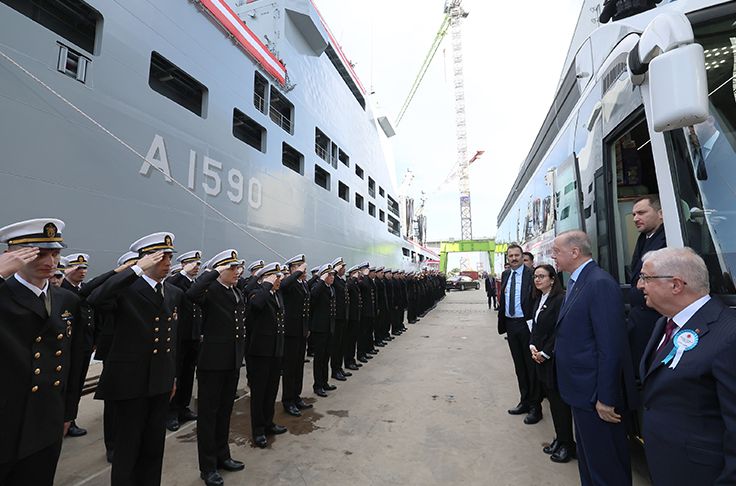 Mavi Vatan'a 4 yeni güç: 'Donanmanın en büyük 2. gemisi hayırlı olsun'