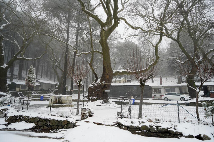 Her yer beyaza büründü, durmadan kar yağıyor! Hava sıcaklıkları mevsim normallerinin üstüne çıktı