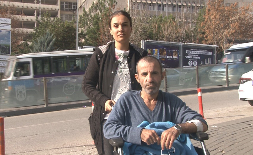 Talihsiz kurye hem bacağından hem 375 bin lirasından oldu