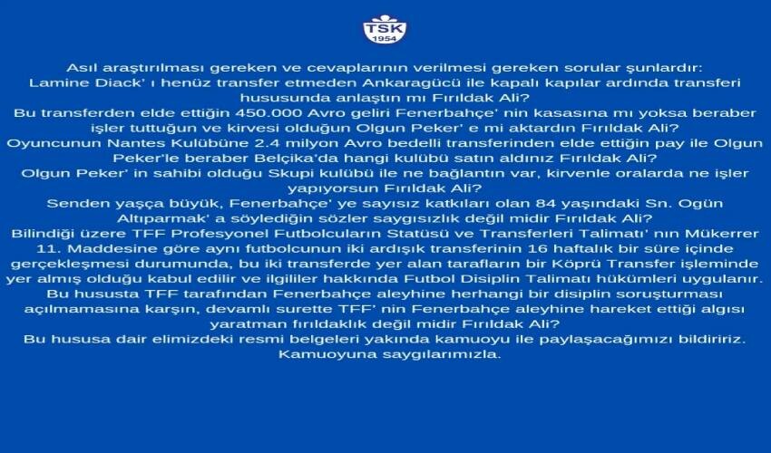 Ali Koç'tan 'Fırıldak Ali' davası! Tuzlaspor’un yöneticisini hedef aldı, ortalık yangın yeri
