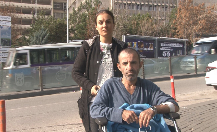 Talihsiz kurye hem bacağından hem 375 bin lirasından oldu