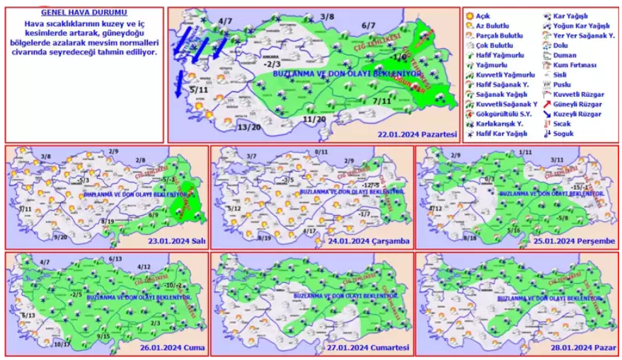 Kar 20 santimetreye kadar çıkacak! 23 il için uyarılar peş peşe geldi