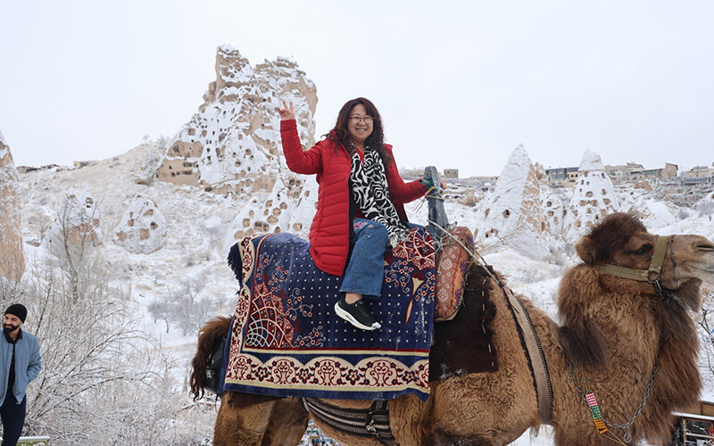 Kapadokya’dan harika görüntüler! Çin’den de Arjantin’den de gelen var…