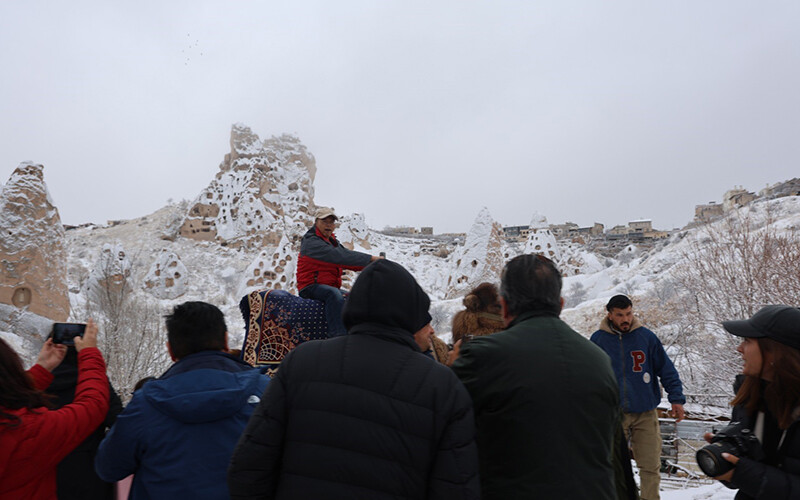 Kapadokya’dan harika görüntüler! Çin’den de Arjantin’den de gelen var…