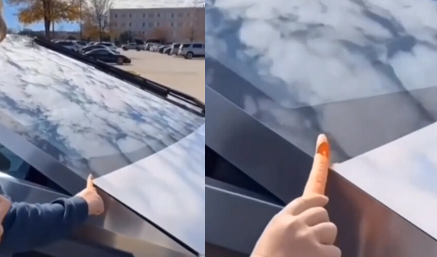 Tesla Cybertruck 'havuç testi'nde korkunç sonuç: Bıçak gibi kesiyor Tesla Cybertruck 'havuç testi'nde korkunç sonuç: Bıçak gibi kesiyor