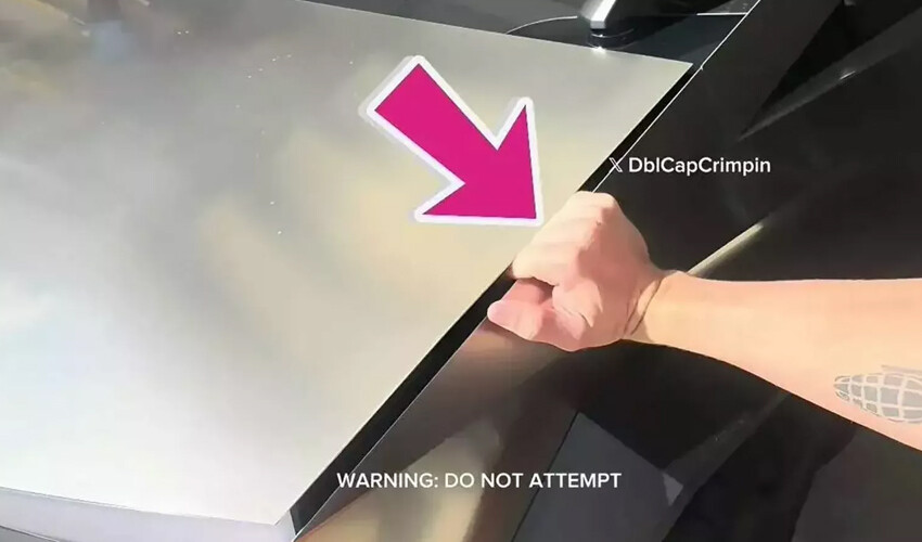 Tesla Cybertruck 'havuç testi'nde korkunç sonuç: Bıçak gibi kesiyor Tesla Cybertruck 'havuç testi'nde korkunç sonuç: Bıçak gibi kesiyor