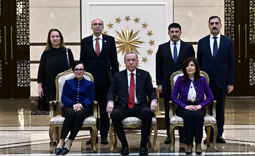 Cumhurbaşkanı Erdoğan 4 ülkenin büyükelçilerini kabul etti