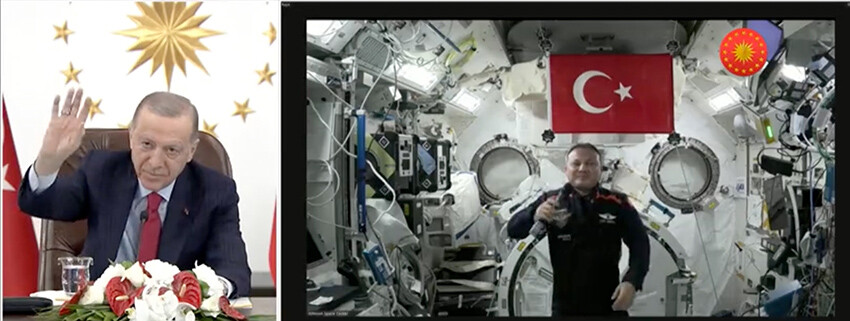 Erdoğan ISS’deki Gezeravcı'yla konuştu: İlk astronotumuz oldun ama son olmayacaksın
