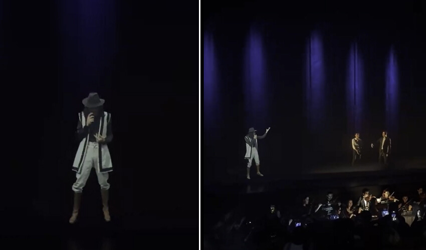 Cem Karaca hologram tekniği ile 20 yıl sonra konser verdi! Tüyleri diken diken eden anlar