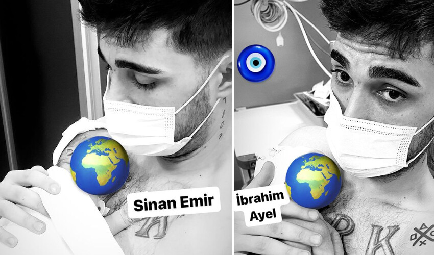 Taze baba İdo Tatlıses ikizleriyle ilk fotoğrafını paylaştı