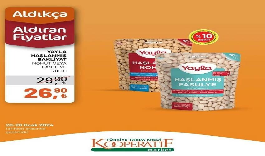 Tarım Kredi Market’te dev indirim! Fasulye, nohut, bulgur… 3 gün sonra bitiyor