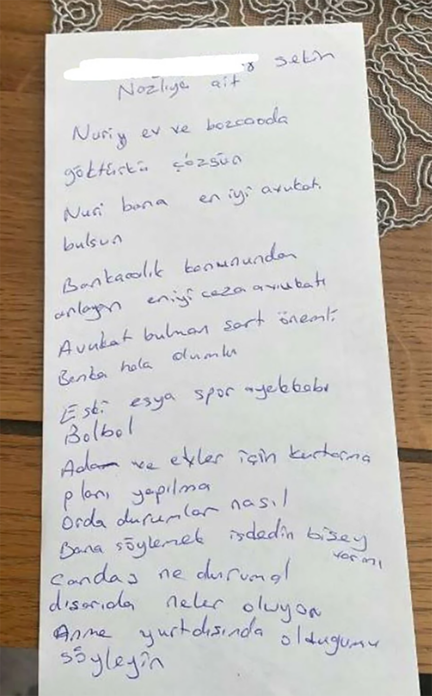 Seçil Erzan davasında bilirkişi raporu: En çok Arda Turan ile konuşmuş