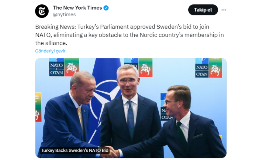 Herkesin gözü Erdoğan'ın imzasında: TBMM'nin İsveç kararı dünya gündemine oturdu