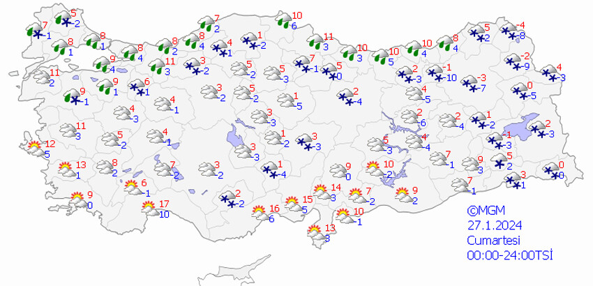 Meteoroloji'den 'cuma' uyarısı: Kar, yağmur, soğuk hepsi birden gelecek