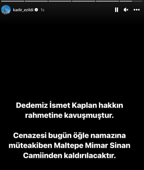 Kadir Ezildi’yi yıkan ölüm… Bir yıl arayla acı tesadüfü yaşadı